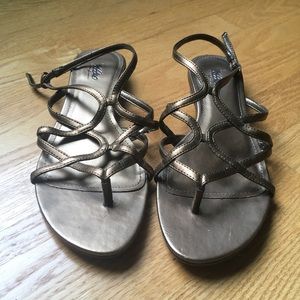 Mossimo gold bronze Sandals